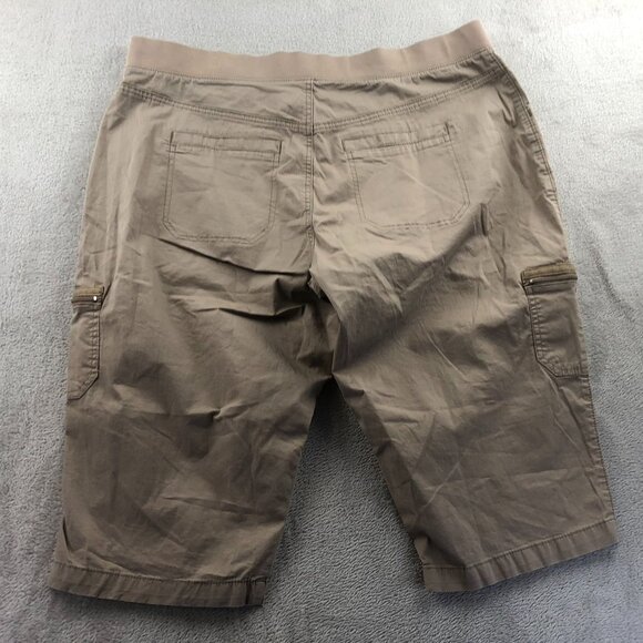 2 Lee Womens Cargo Shorts Size 18W Lot Of Two Pull On Stretch Casual Relaxed - Picture 12 of 14